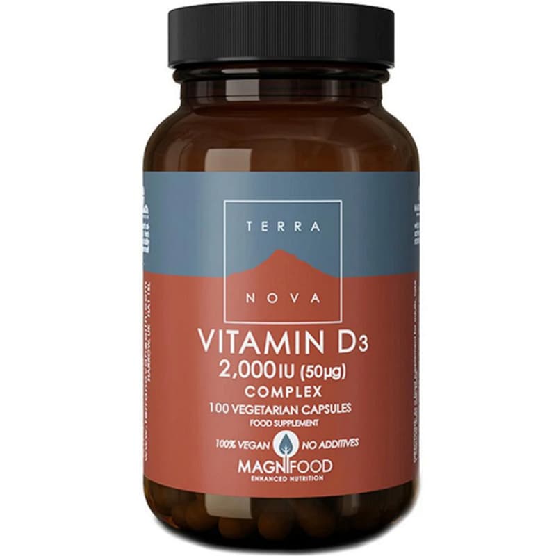 Terranova Vitamin D3 2000IU Complex - 100 κάψουλες