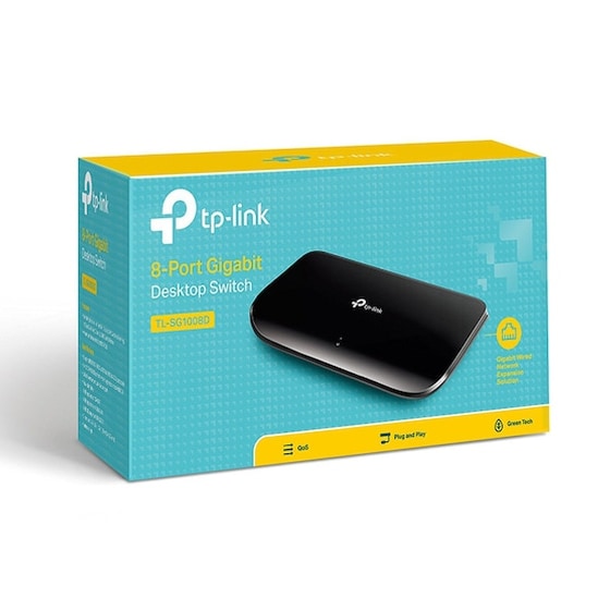 TP-Link TL-SG1008D Network Switch Unmanaged L2 10/100/1000 Mbps με 8 Θύρες image 1