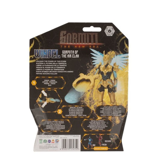 Φιγούρα Gormiti The New Era Windel Με Λειτουργίες 15εκ image 1