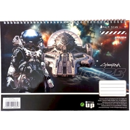 Μπλοκ Ζωγραφικής Back Me Up A4 30Φ Spaceman