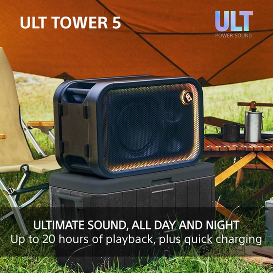 Party Speaker Sony ULT Tower 5 300W - Black image 6
