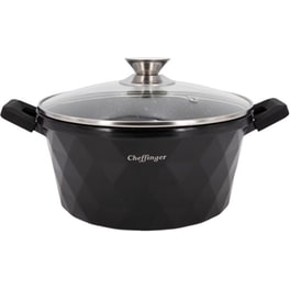 Κατσαρόλα CHEFFINGER DIAC24S 24 cm Μαύρο