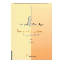 Βιβλίο Για Κλασσική Κιθάρα Joaquin Rodrigo Rodrigo - Invocacion Y Danza For Guitar