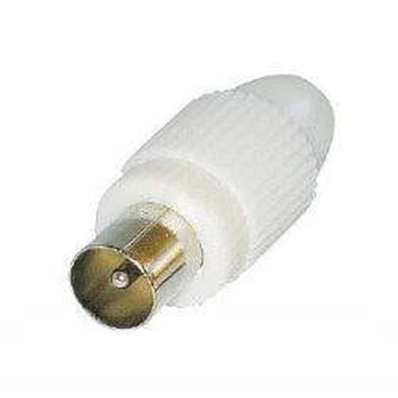 Φίς Κεραίας Ίσιο Αρσενικό Silver Cν-07 image 0