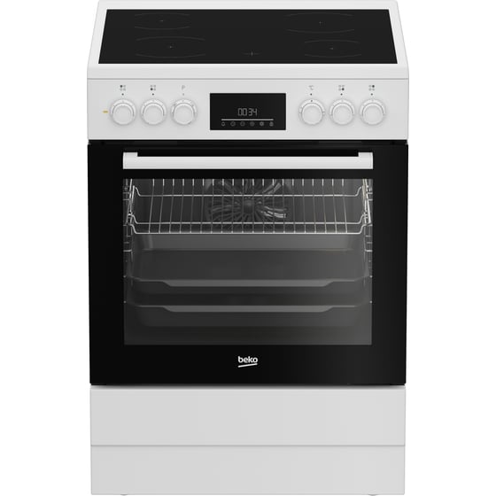 BEKO FBM67300WDS 72 Lt Λευκό Ηλεκτρική Κουζίνα Κεραμική image 0