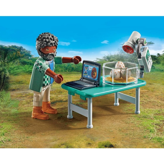 PLAYMOBIL® Dinos Ερευνητικό κέντρο με δεινόσαυρους (71523) image 4