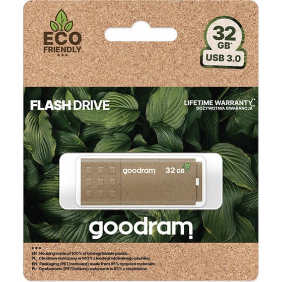 GoodRAM UME3 Eco Friendly 32GB USB 3.0 Stick Καφέ image 1