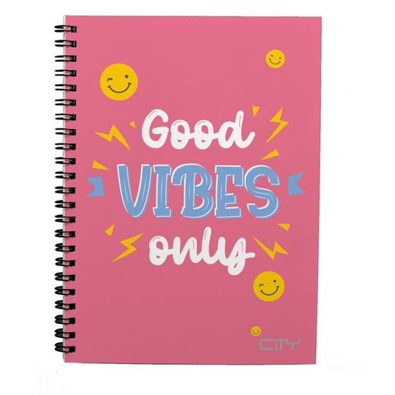 Τετράδιο Σπιράλ City Happies A4 3 Θεμάτων (1 Τεμάχιο) image 3