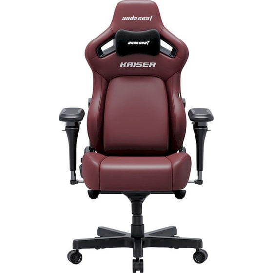 Καρέκλα Gaming Anda Seat Kaiser 4 V2 XLarge με 6D Μπράτσα Δερματίνης - Maroon/ Μπορντώ image 2