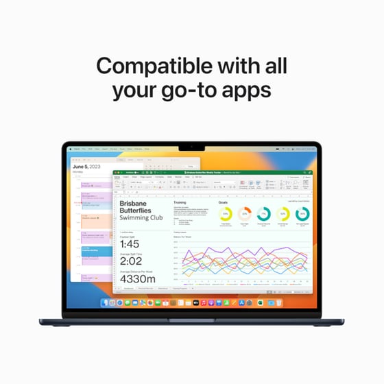 Apple MacBook Air with M2 Chip 15.3" QHD+ (Apple M2/8 Cores/8GB/512GB SSD/Mac OS) Midnight image 6