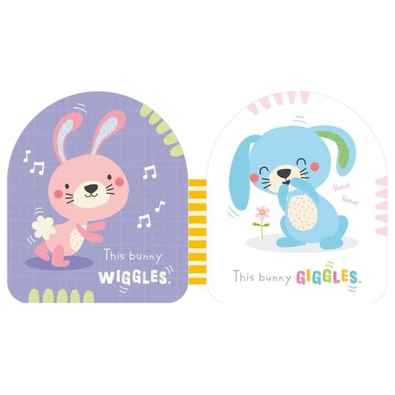 Sensory snuggables - Bunny puppet soft book image 2