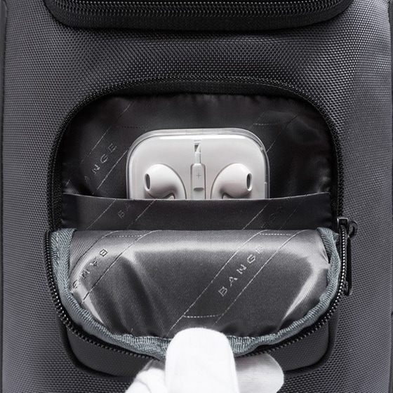 Τσαντάκι Ώμου Χιαστί Crossbody Bange Μαύρο image 5