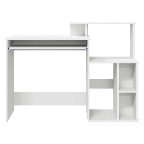 Γραφείο VidaXL από Επεξεργασμένο Ξύλο 120,5x44x88,5 cm - Λευκό image 4