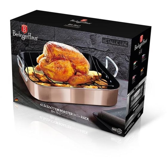 BERLINGER HAUS BH-7845 Αντικολλητικό Ταψί Ροζ image 1