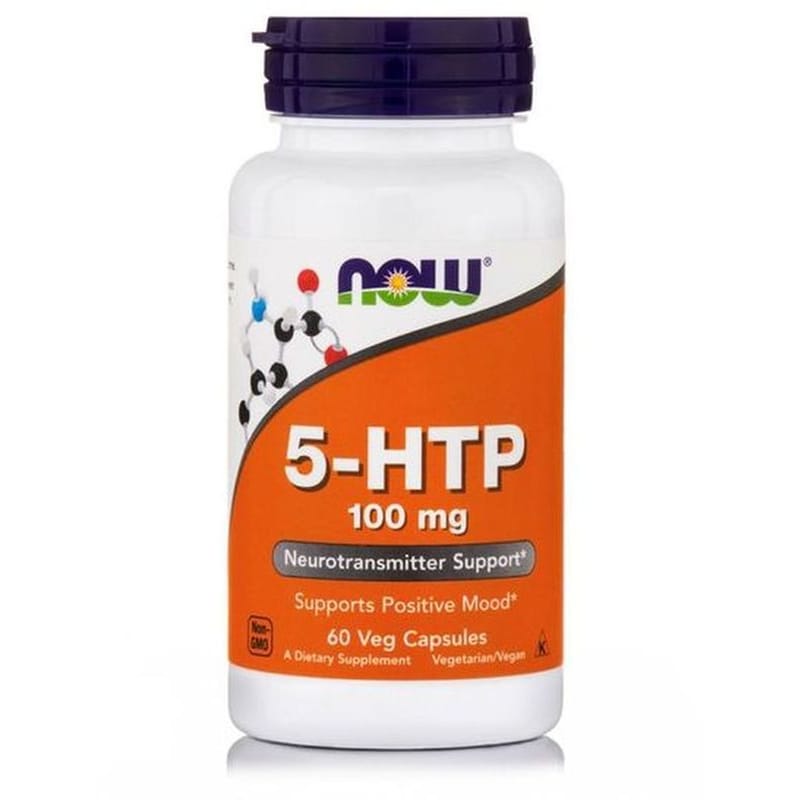 NOW Αμινοξύ Now 5-htp 100mg - 60 κάψουλες