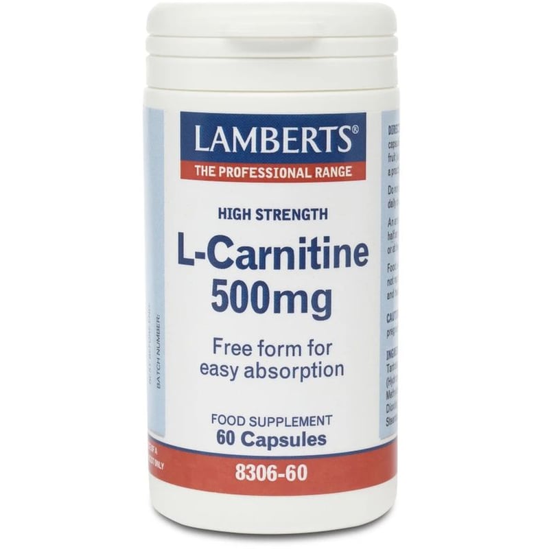 LAMBERTS LAMBERTS L - Carnitine - 60 Κάψουλες