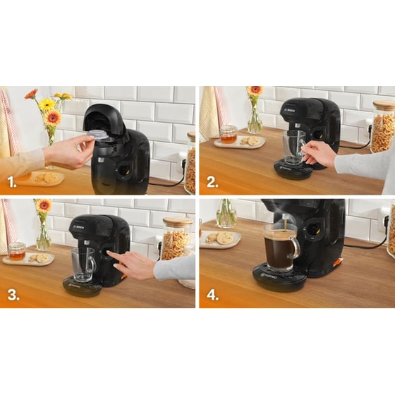 ΒΟSCH TASSIMO TA112E BLK 1400W Μηχανή Espresso image 3