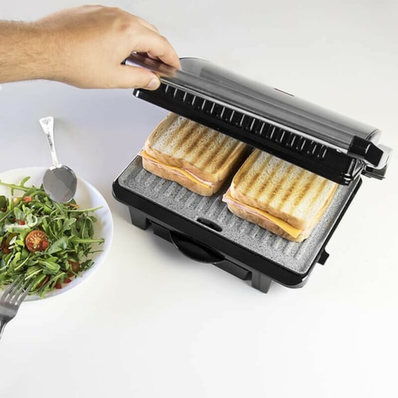CECOTEC ROCK 'N' GRILL CEC-03023 1000W Inox Τοστιέρα - Γκριλιέρα image 2