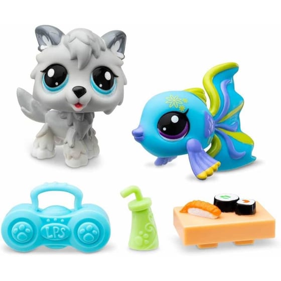 Basic Fun Littlest Pet Shop Collector Set 2 Φιγούρες Με Αξεσουάρ 20 & 24 image 1