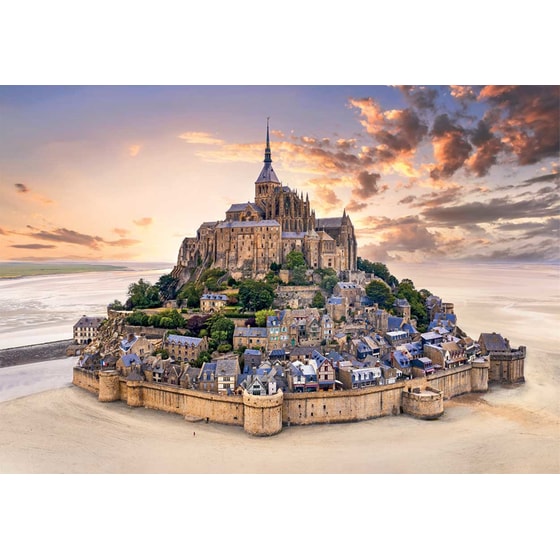 Παζλ Clementoni High Quality Collection Ανάδυση του Σεν Μισέλ - Compact Box (1500 Κομμάτια) image 1