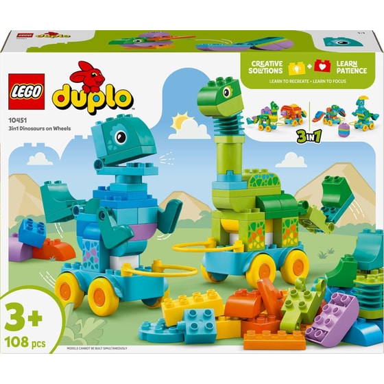LEGO® Duplo® 3in1 Dinosaurs on Wheels (10451) image 1