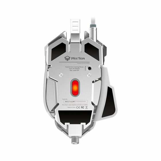 Meetion M990s RGB Gaming Ενσύρματο Ποντίκι Λευκό image 6