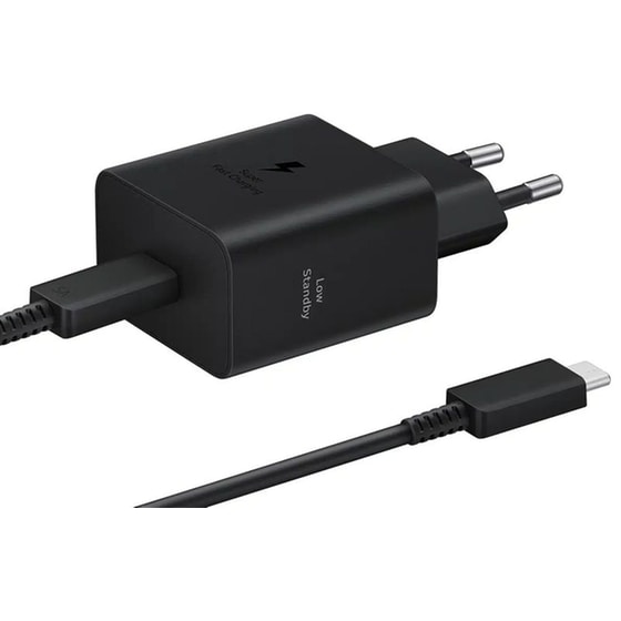Φορτιστής Πρίζας Samsung PD Power Adapter USB-C 45W EU με Καλώδιο - Μαύρο image 3