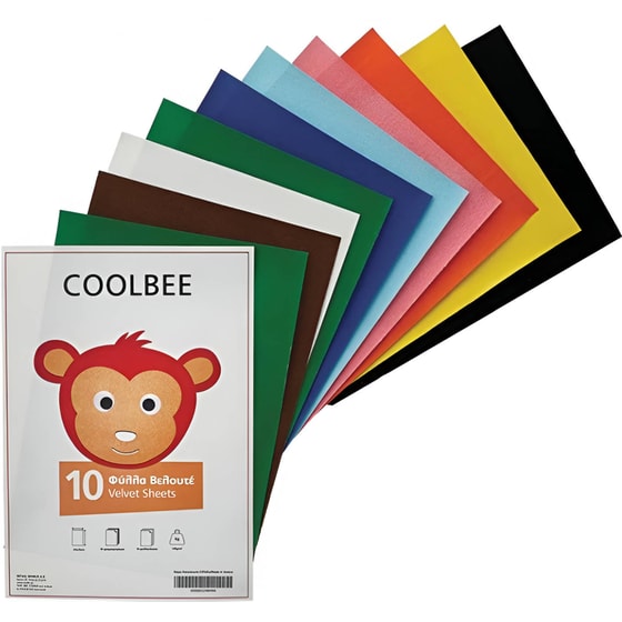 Χαρτί Βελουτέ Coolbee 25x35 cm (10 Φύλλα) image 0