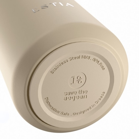 Μπουκάλι Θερμός Estia Flow Save the Aegean Dune 800 ml image 2