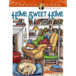 Creative Haven Home Sweet Home Coloring Book