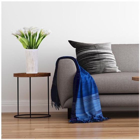 Βάζο Home Deco Factory Γυάλινο Tauri Hd9025 20 cm - Λευκό/Χρυσό image 1