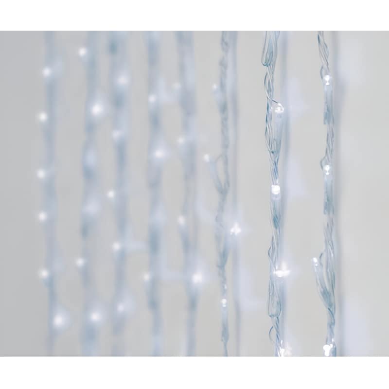 ARIA TRADE Χριστουγεννιάτικα Λαμπάκια Κουρτίνα Aria Trade Κουρτίνα 480 Led 2m - Λευκό Ψυχρό