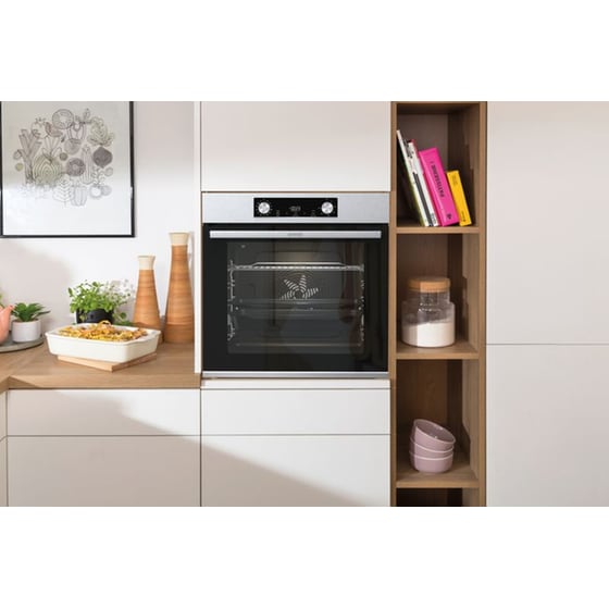 GORENJE BPS6737E14X 77 Lt Inox Εντοιχιζόμενος Φούρνος Άνω Πάγκου image 4
