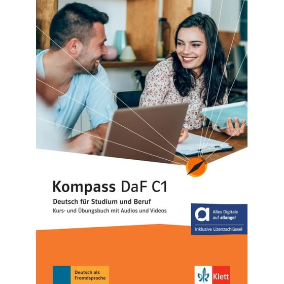 Kompass DaF C1 Hybride Ausgabe allango - Kurs und Ubungsbuch mit Audios und Videos image 0