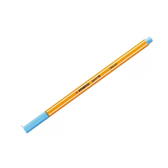 Μαρκαδόρος Γραφής 88 Stabilo Στρογγυλή Μύτη Light Blue 0.4 mm image 0