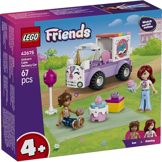 LEGO® Friends Unicorn Cake Delivery Car (42675) image 0