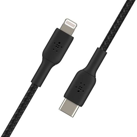 Καλώδιο δεδομένων Belkin Braided Lightning to Usb-C 1m - Black image 0