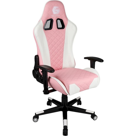Gaming Καρέκλα Gembird GC-03-PW από Τεχνητό Δέρμα - Λευκό/ Ροζ image 9