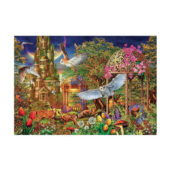 Παζλ Clementoni High Quality Collection Φανταστικός Ξύλινος Κήπος (1500 Κομμάτια) image 1