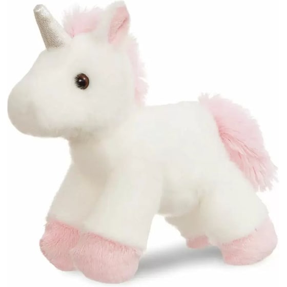 Λούτρινο AURORA Fancy Pals Pink Bow Unicorn Μονόκερος σε Τσαντάκι (20cm) image 3