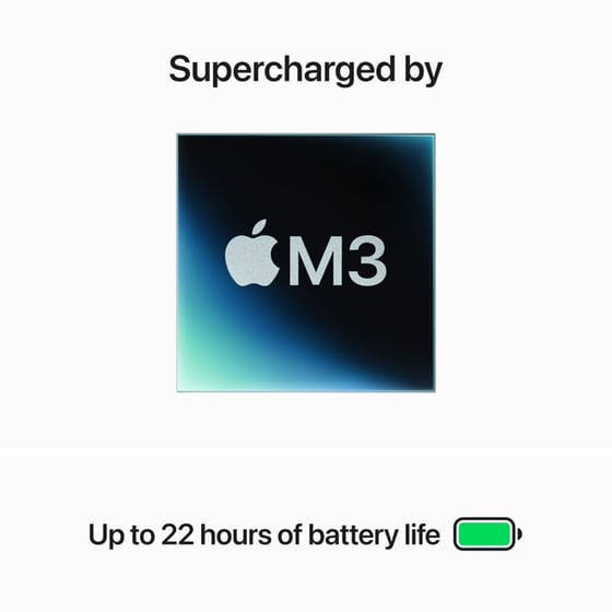 Apple MacBook Pro 14" M3 Chip QHD+ (Apple M3 8 Cores/8GB/512GB SSD/10 Core GPU/macOS) Silver image 3