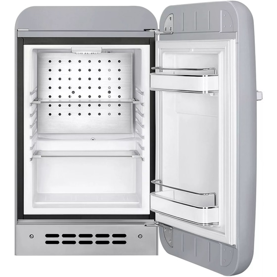 SMEG FAB5RSV6 34 Lt Ασημί Ψυγείο Mini Bar image 1