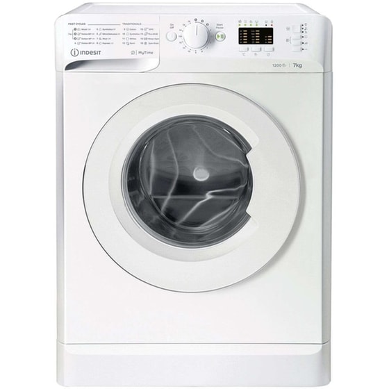 INDESIT MTWA 71252 W EE 7 kg 1.200 Στροφές Λευκό Πλυντήριο Ρούχων image 0