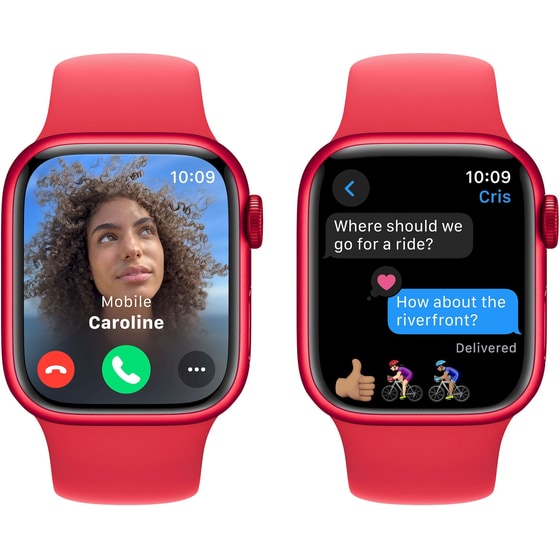 Apple Watch Series 9 Aluminium Product(RED) GPS 41mm - Medium/Large - Red image 5