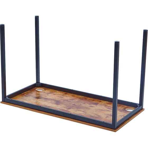 Γραφείο Μελέτης Eureka Ergonomic από Μοριοσανίδα 108.2x68cm - Καφέ image 5