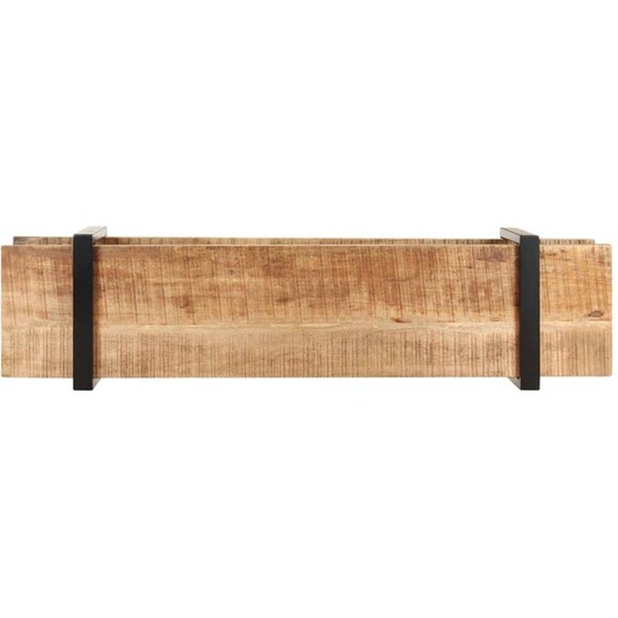 Έπιπλο Τηλεόρασης VidaXL από Ξύλο 160x40x40cm - Καφέ/Μαύρο image 1