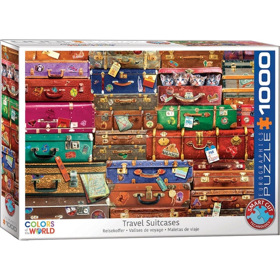 Παζλ Eurographics Travel Suitcases (1000 Κομμάτια) image 0