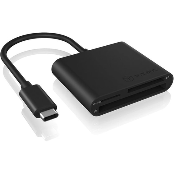 Icy Box Card Reader IB-CR301-C3 USB 3.0 - Μαύρο image 3