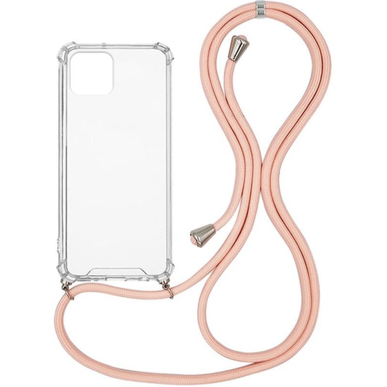 Θήκη Apple iPhone 12 Pro Max - Sonique με Κορδόνι Armor Clear - Ροζ image 0