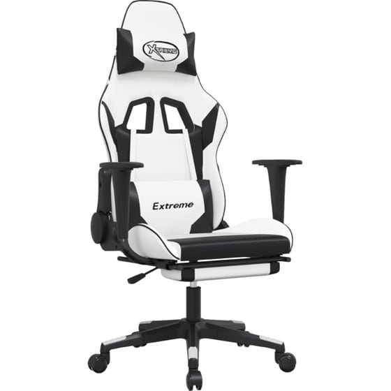 Καρέκλα Gaming VIDAXL 3143709 από Τεχνητό Δέρμα - Μαύρο image 0